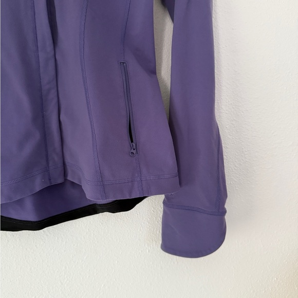 Reebok Women’s Define Purple Jacket  Ruffle in the Back Size S - Picture 2 of 6